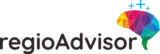 Regio Advisor logo barevný mozek regio advisor